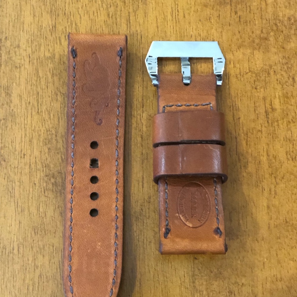 Gas Hammer watch strap for Panerai radiomir w/ wire lugs